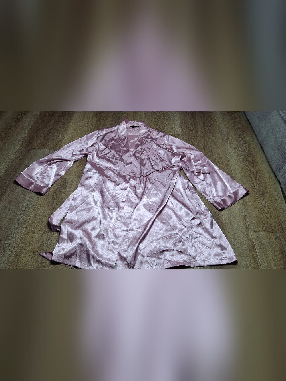 Womens Bridal Core Old Hollywood Glamour Balletcore Jones Newyork Robe Sz L/XL.